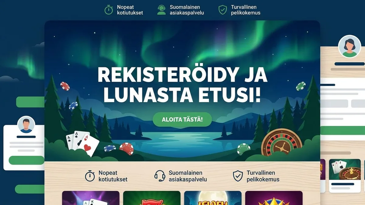Rekisteröidy bonuksen kanssa